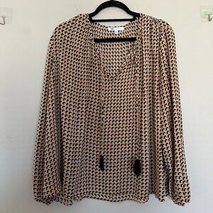 ACCEPTING ALL OFFERS! DR2 pleated flowy top tassels lightweight XL